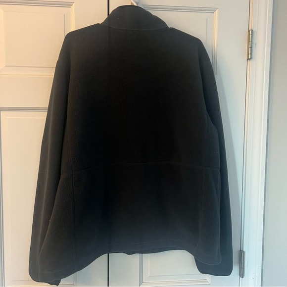 LL Bean Men's Fleece Full-Zip Jacket- Charcoal Grey- size XXL - Picture 3 of 4